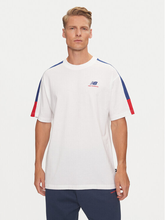 

Футболка свободного кроя New Balance, синий