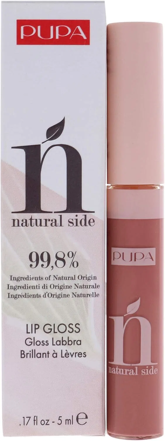 Блеск для губ Pupa Milano Natural Side Lip Gloss, оттенок 002 Majestic Nude, 4,8 г