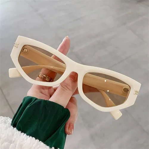 

Солнцезащитные очки 2027 года для женщин и мужчин, винтажные солнцезащитные очки для женщин, очки с плоской верхней частью, защита от УФ-излучения UV400 MTZJH, 1