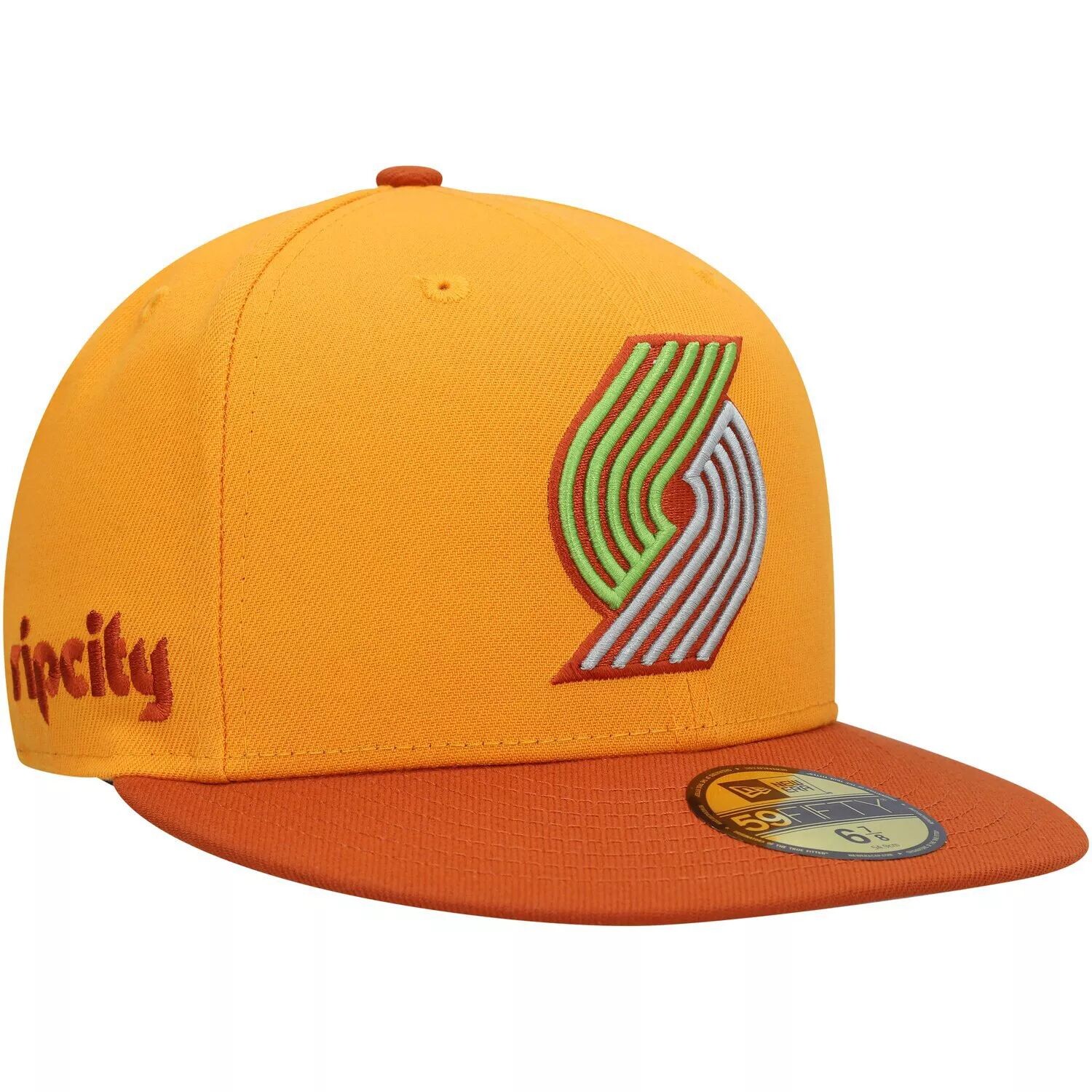 

Мужские бейсболки New Era Gold/Rust Portland Trail Blazers 59FIFTY