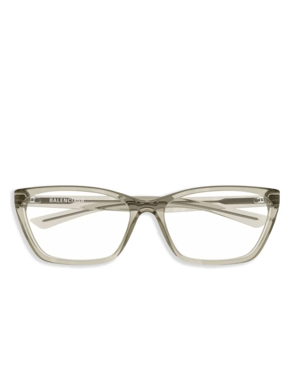 

Очки в квадратной оправе Balenciaga Eyewear, серый