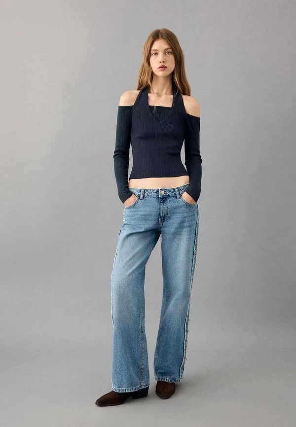 Подростковая футболка с длинными рукавами Mango Kids, Dark Blue