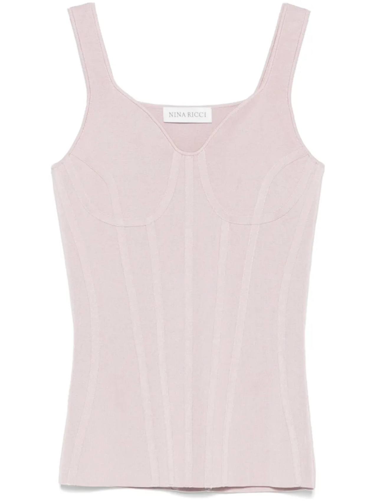 

Топ со вставками Nina Ricci, розовый