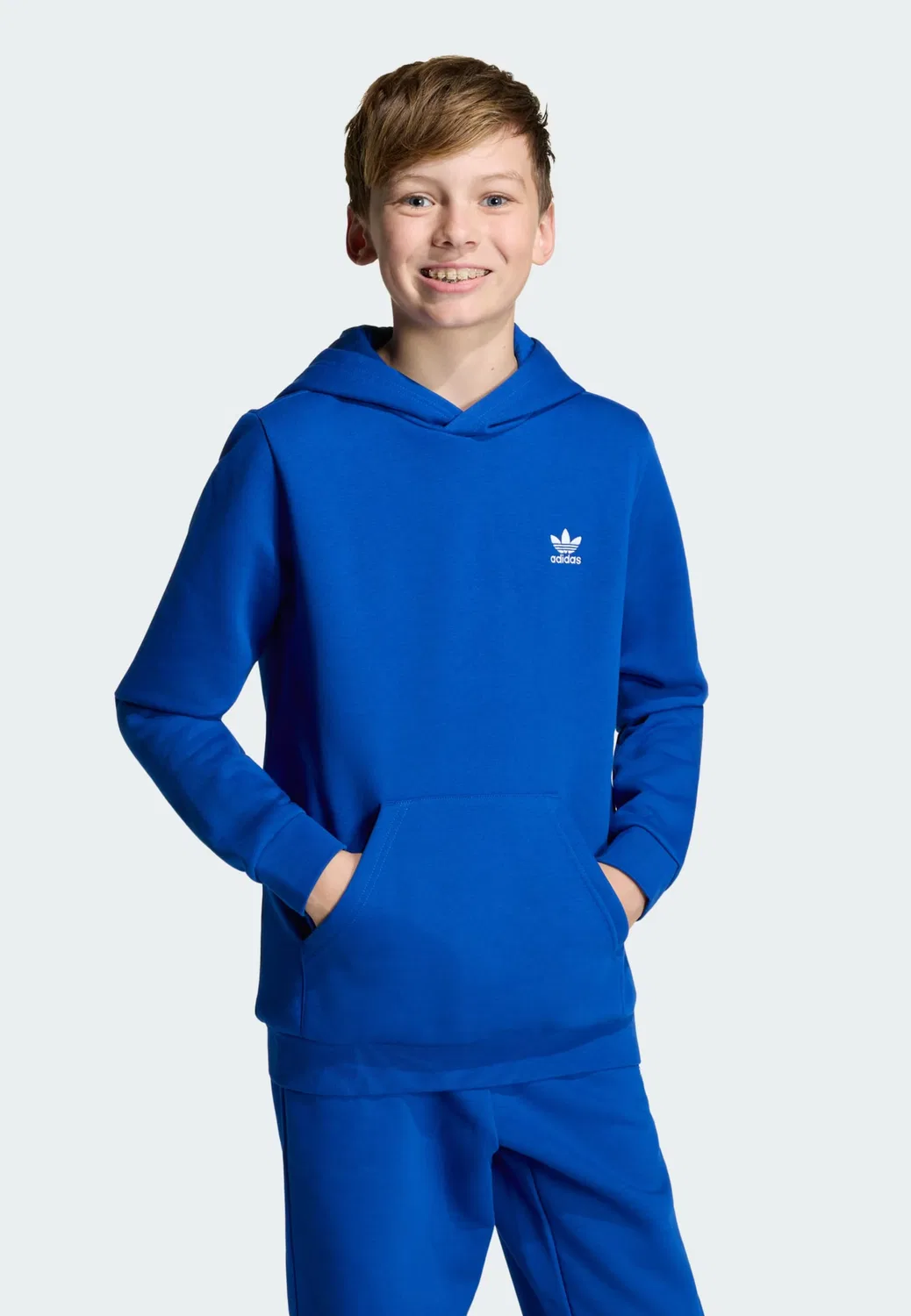 Свитшот Adidas Originals синего цвета — фото 2