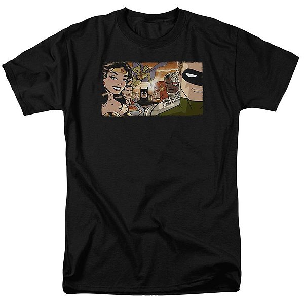 

Футболка с коротким рукавом Justice League of America Cinematic League Licensed Character