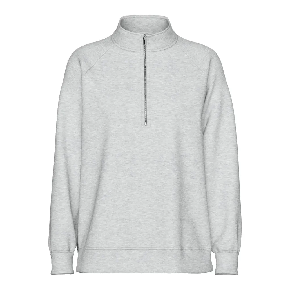 

Толстовка Pieces Chilli half zip, серый