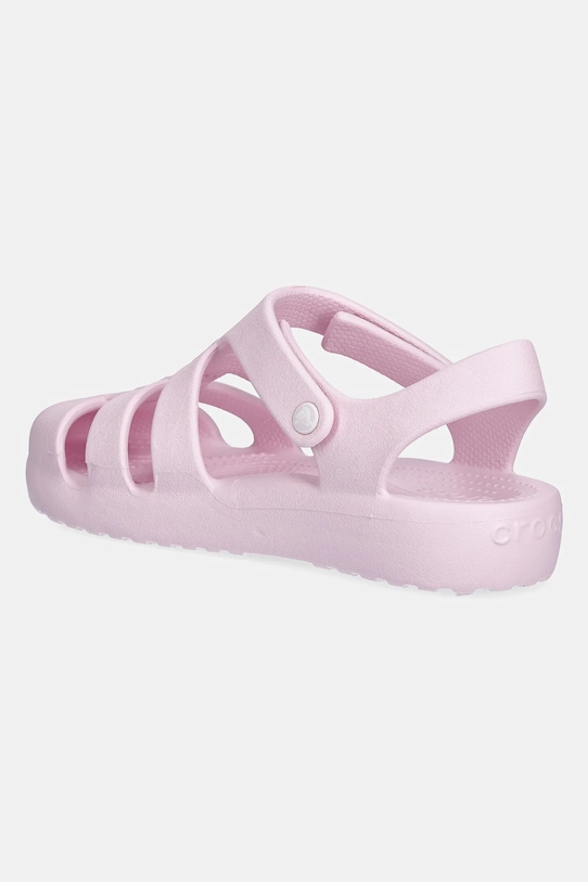 Классические детские сандалии Fisherman Kids Crocs, розовый — фото 3