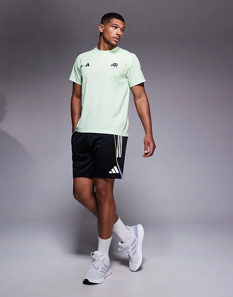 

Футболка adidas Football Tiro 25 черно-белого цвета Adidas Performance