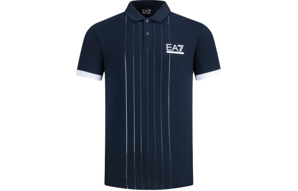 

EMPORIO ARMANI Поло EA7 SS24 мужское темно-синее