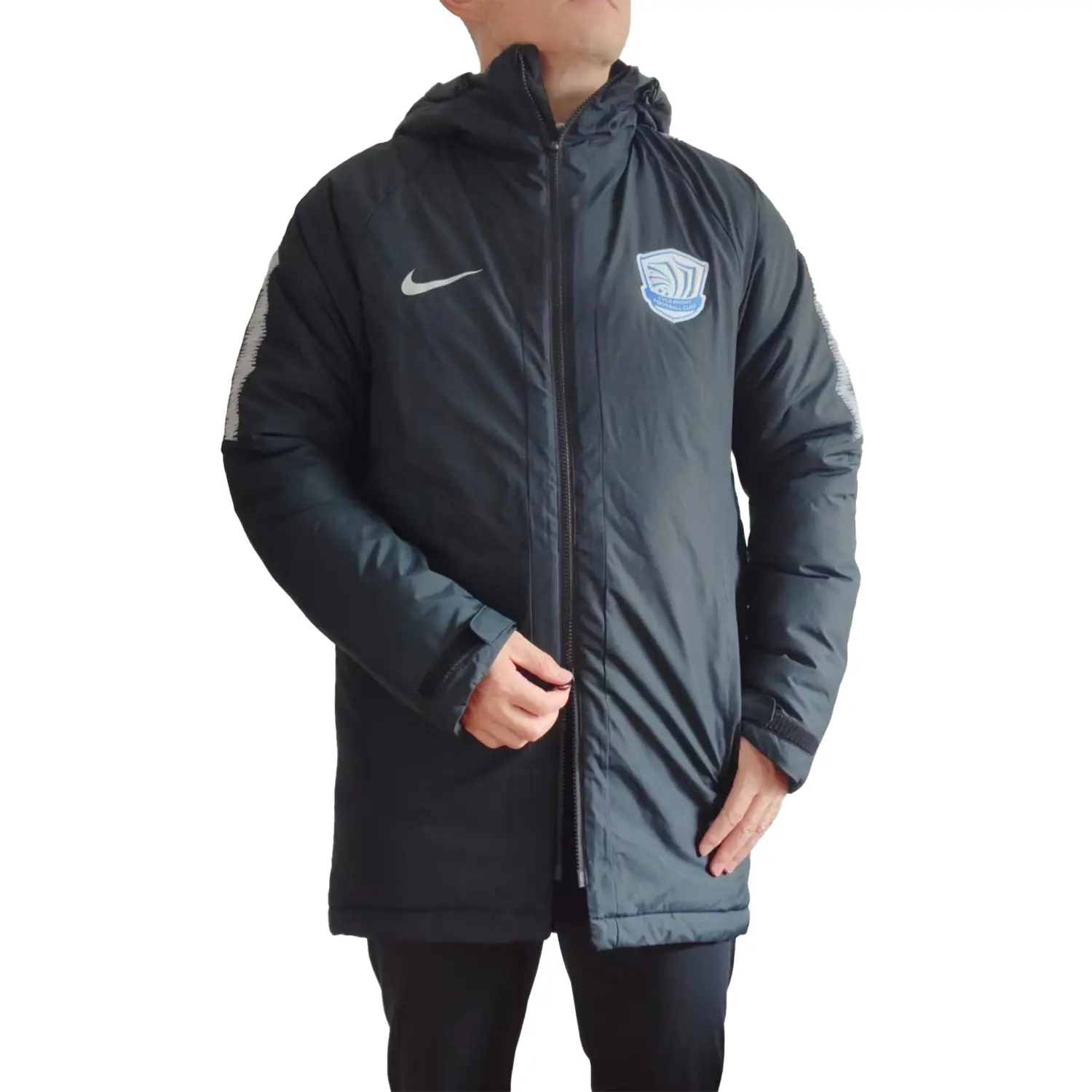 Пуховик Sports Life Collection Unisex Nike, черный (chinese football super league player edition nike classic tail adhesive tab) — фото 4