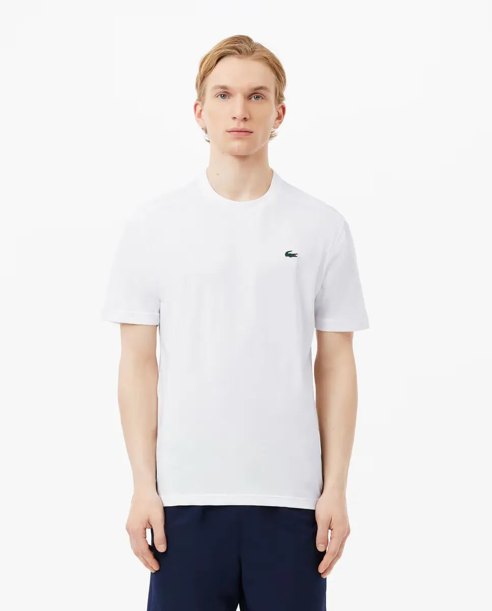 

Мужская футболка из джерси с коротким рукавом Lacoste, белый