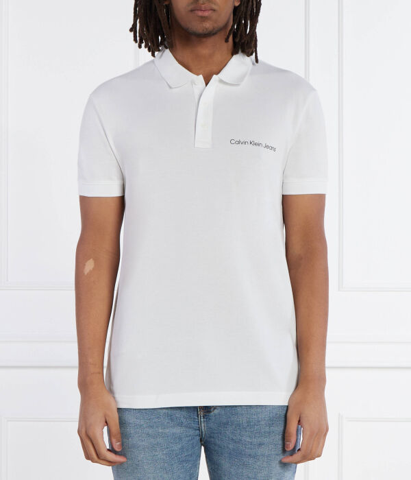 

Рубашка поло Calvin Klein Jeans, белый
