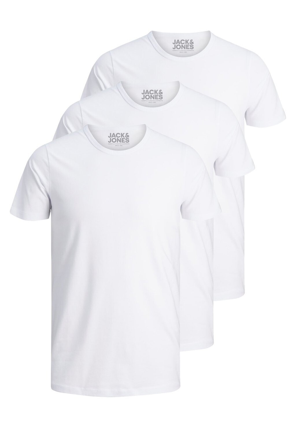 

Базовая футболка 3 PACK O-NECK Jack & Jones, белый