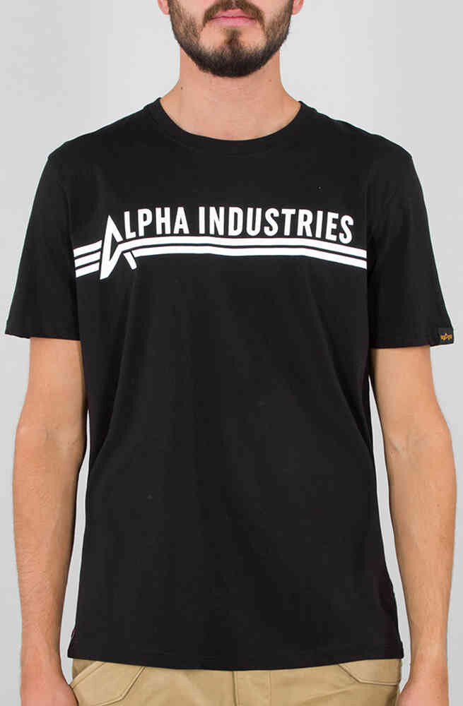 

Футболка Alpha Industries, черно-белый, Черный, Футболка Alpha Industries, черно-белый