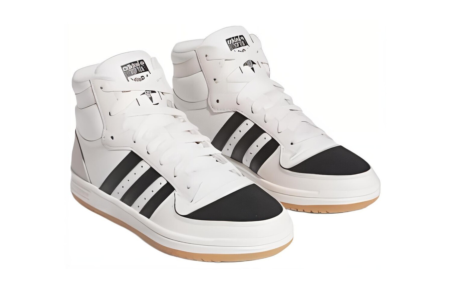 Десять лучших детских кроссовок для скейтбординга GS Adidas Originals, белый/черный — фото 2