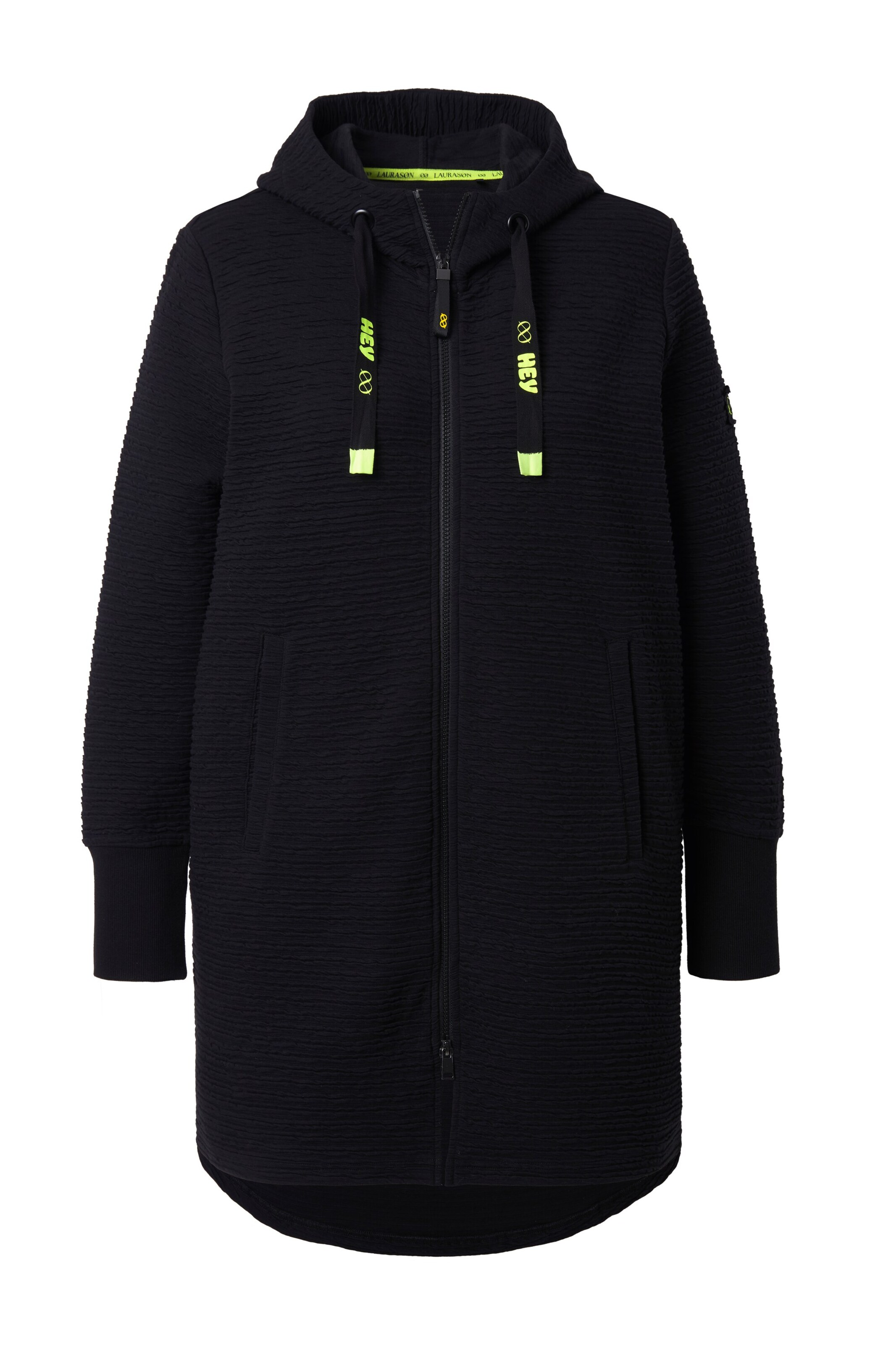 

LAURASØN Худи на молнии в черном цвете