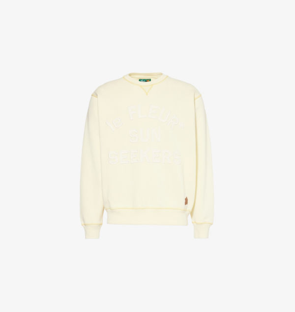

Свитшот Sunseeker из хлопкового джерси с вышивкой Golf Le Fleur, желтый