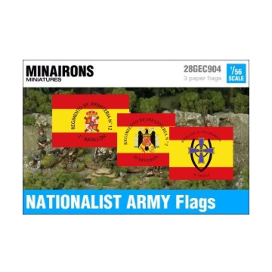 

Флаги националистической армии, Spanish Civil War - Decals & Flags (1:56)