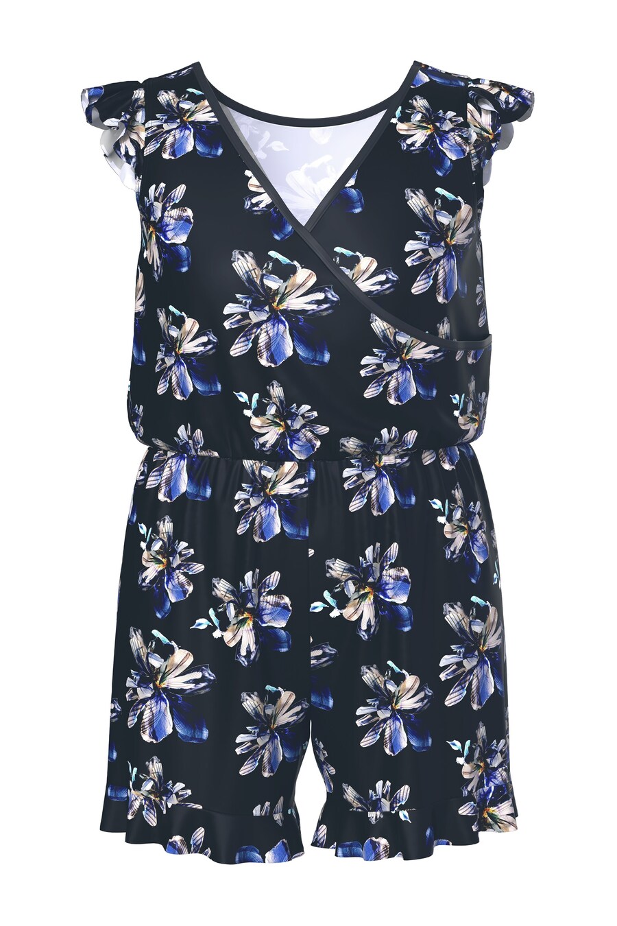 

Треугольный купальник Ulla Popken, цвет Blue/marine blue