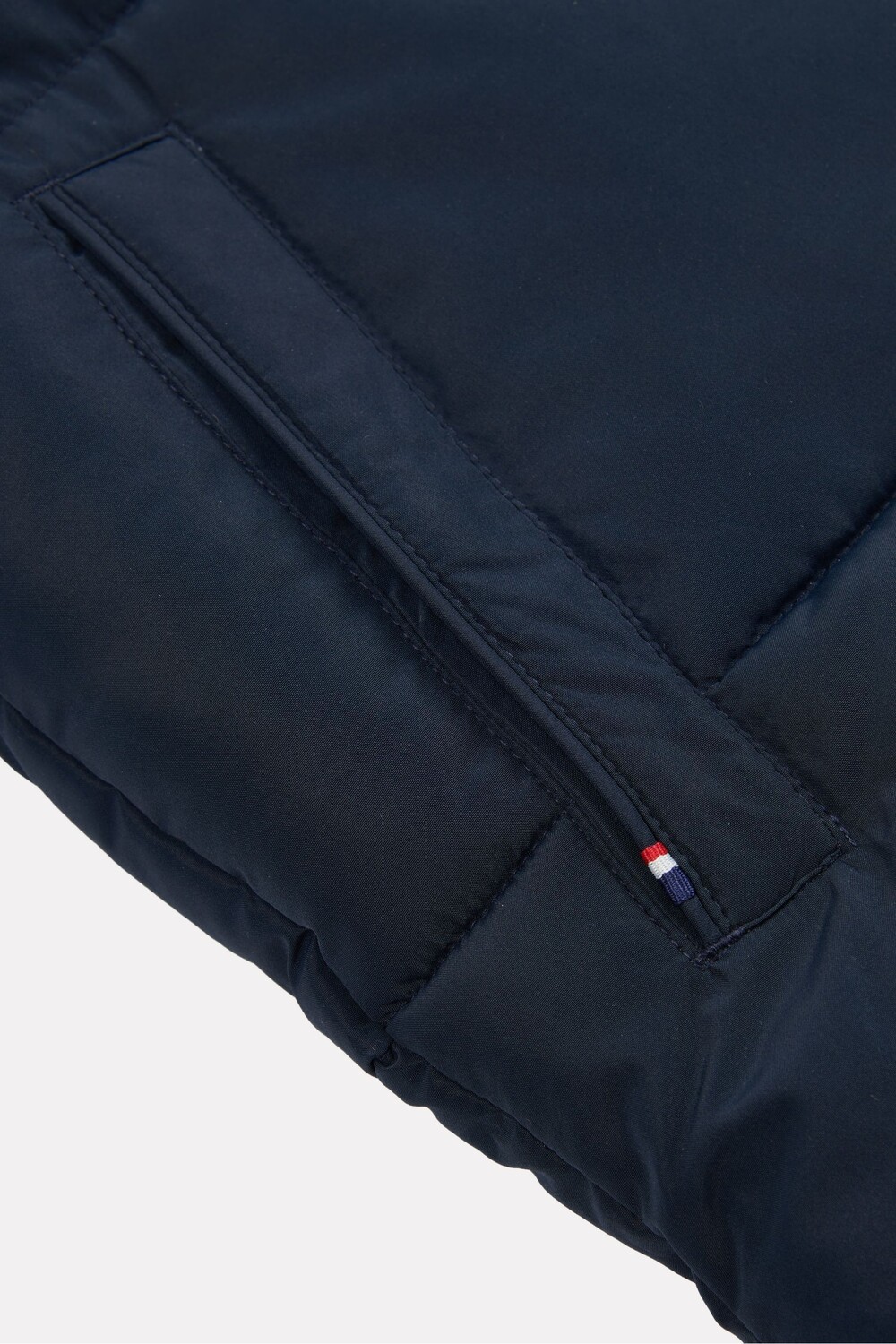 Мужской широкий жилет с перегородкой U.S. Polo Assn, синий — фото 4