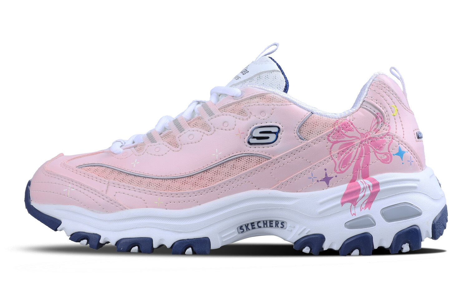 

Кроссовки Skechers D"Lites 1.0 Chunky Sneakers Women's Low-top White, розовый
