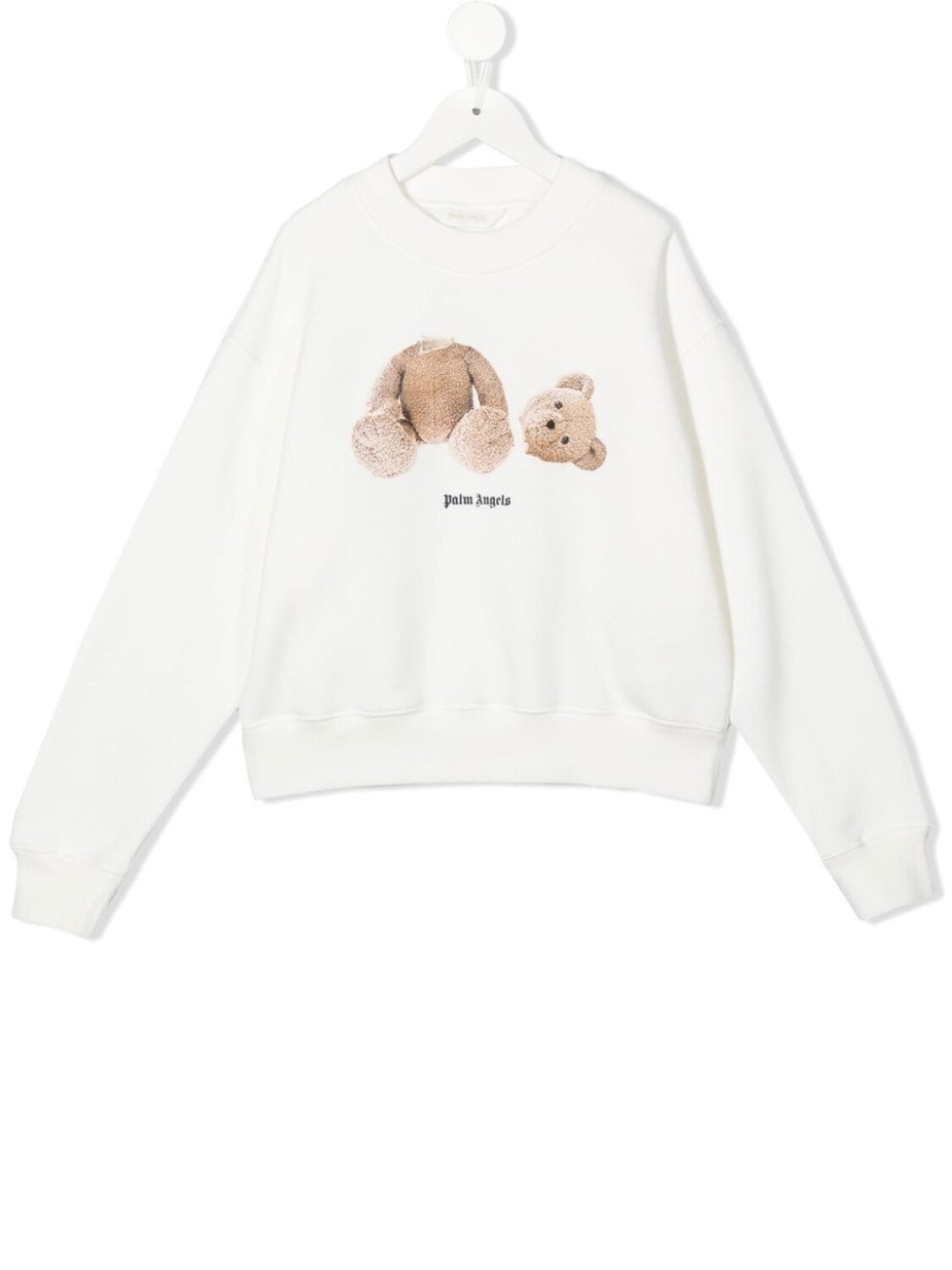 

Palm Angels Kids толстовка с принтом Teddy Bear, белый