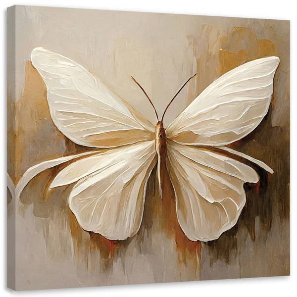 

Картина арт-принт KUNSTLOFT Whispers of Butterfly Ivory, бежевый