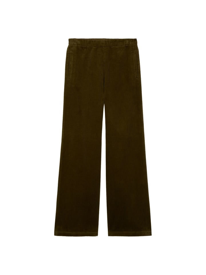 

Marc O'Polo Свободные вельветовые брюки цвета «мшисто-оливковый»