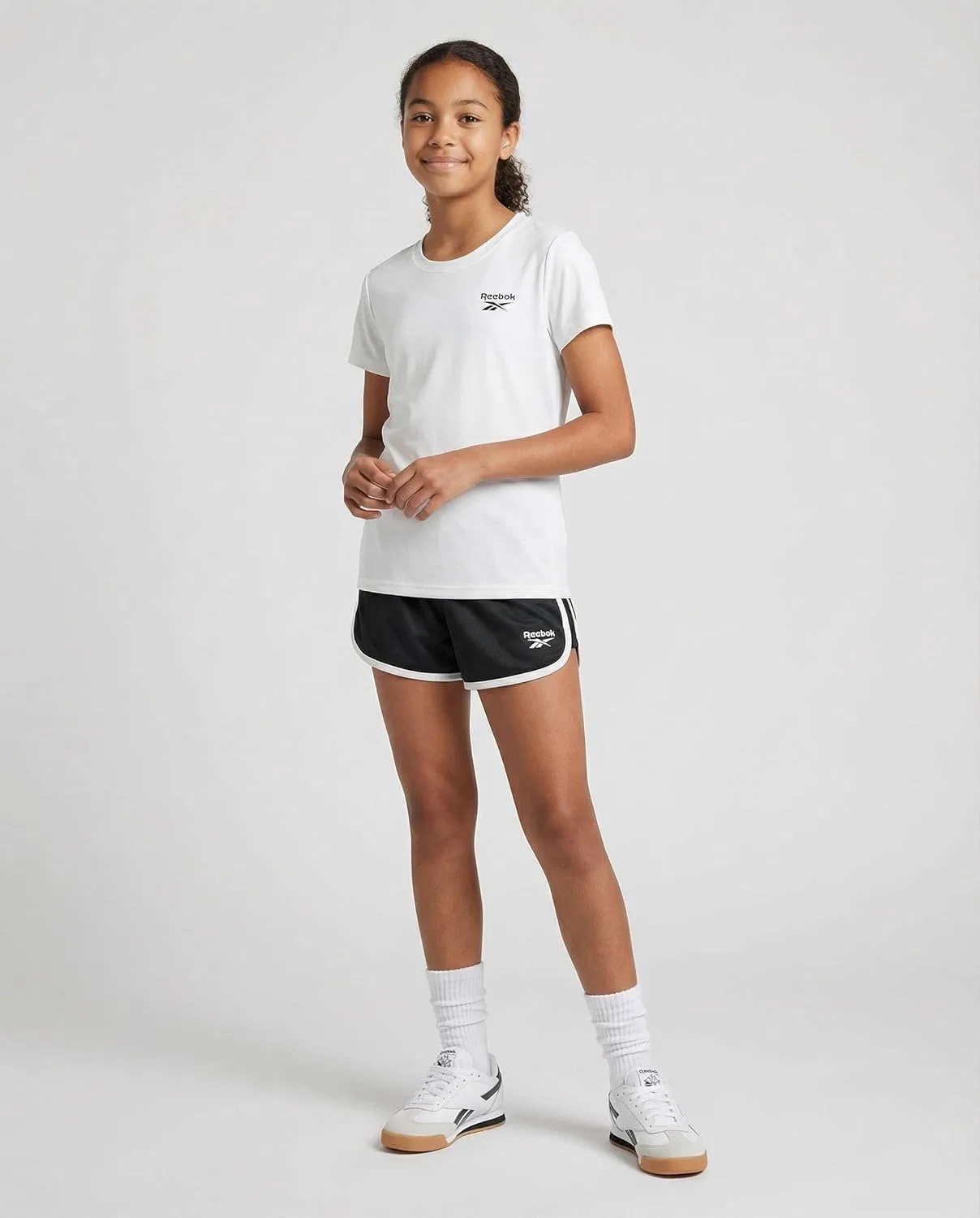 Футболка спортивная Reebok 4 шт, Solid Black, Solid Plum Perfect, Solid Orchid Petal, Solid Bright White — фото 4