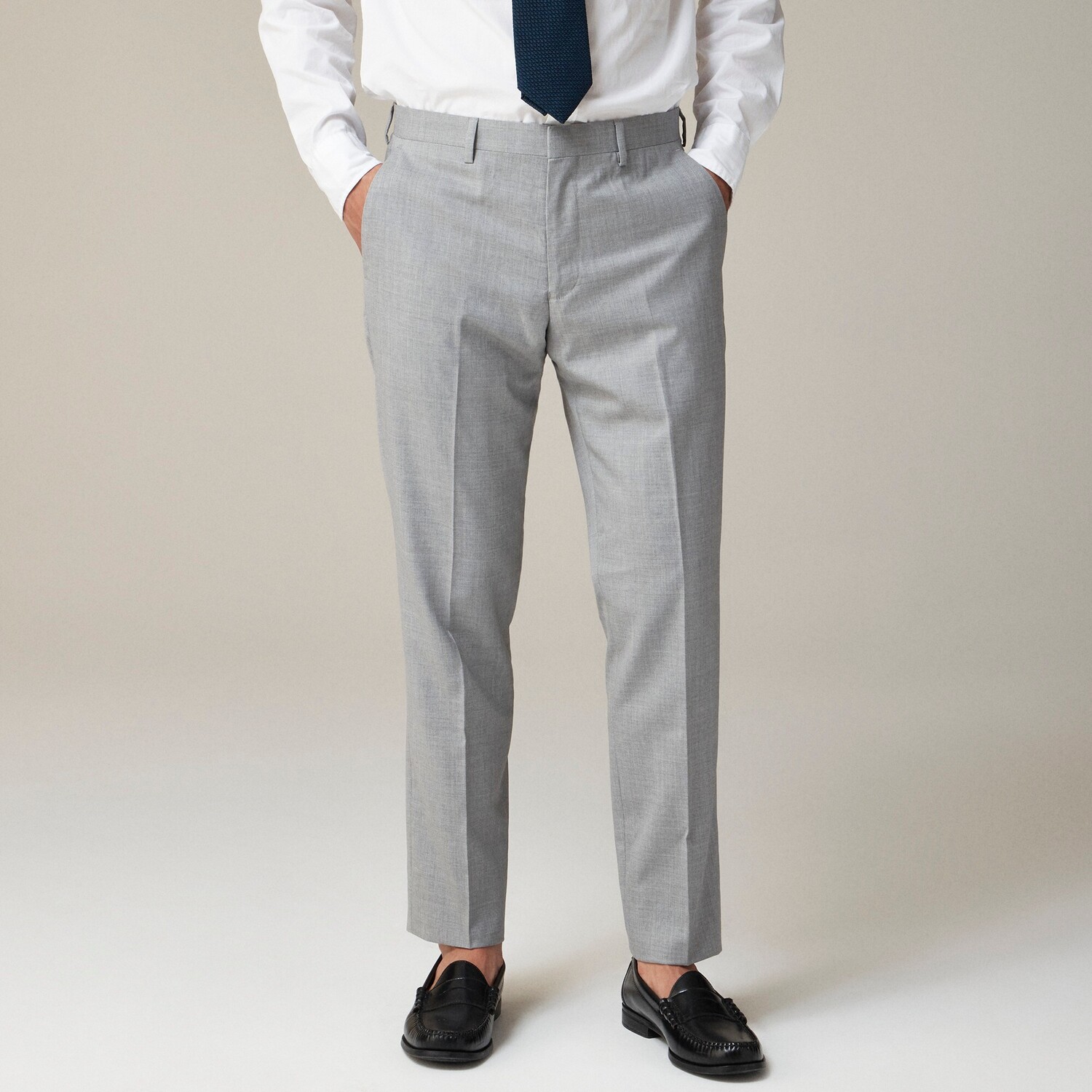 

Брюки Ludlow облегающего кроя из итальянской шерсти J.Crew, серый