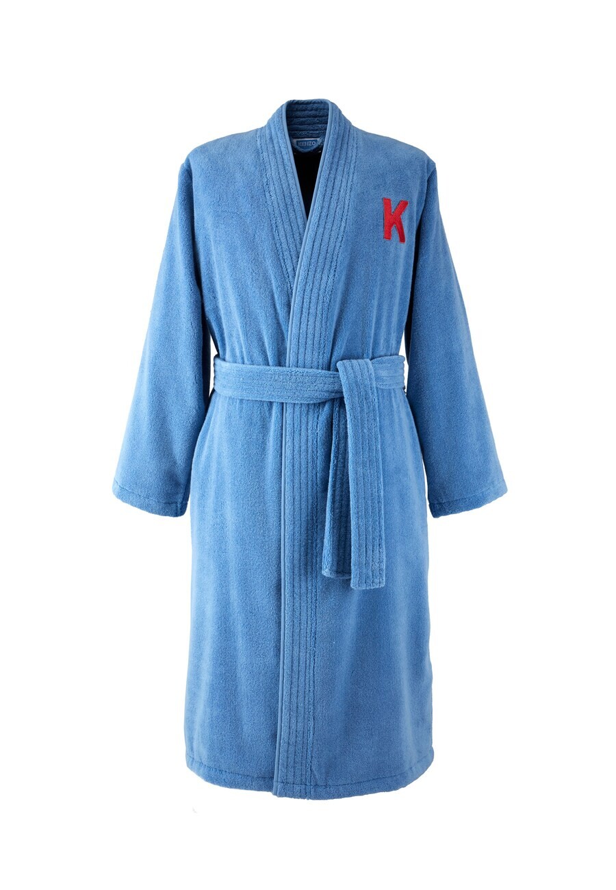 

Халат Kenzo Home Short Bathrobe, светло-синий