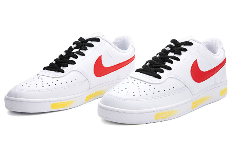 

Кроссовки Nike Court Vision 1 Skateboard Shoes Women's Low-Top White/yellow/red/black