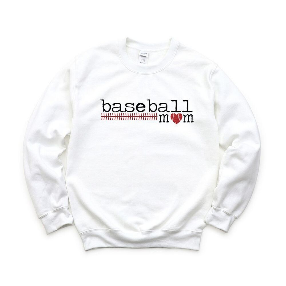 

Яркий свитшот Baseball Mom Simply Sage Market, белый