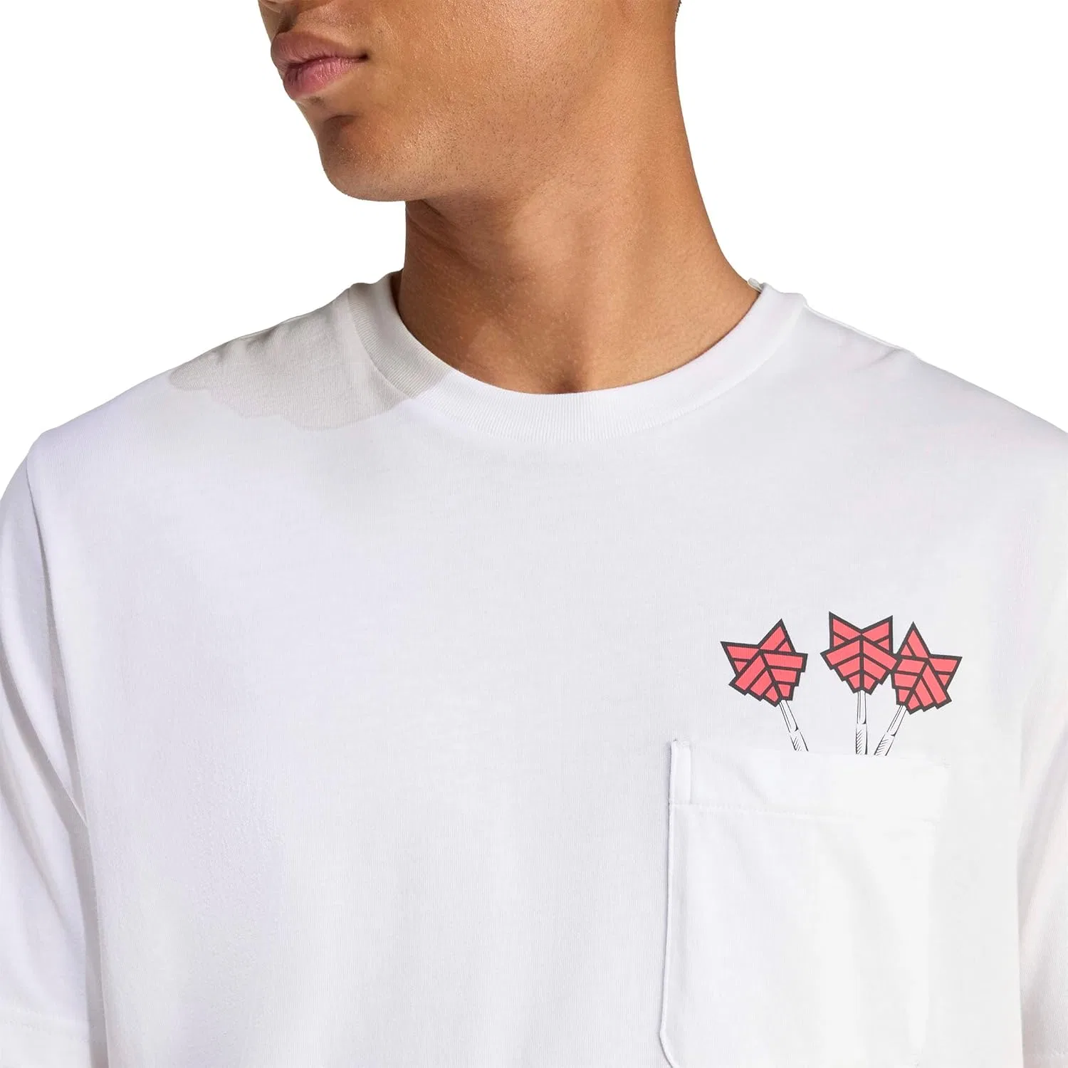 Футболка Adidas Novelty Dart, белый — фото 4