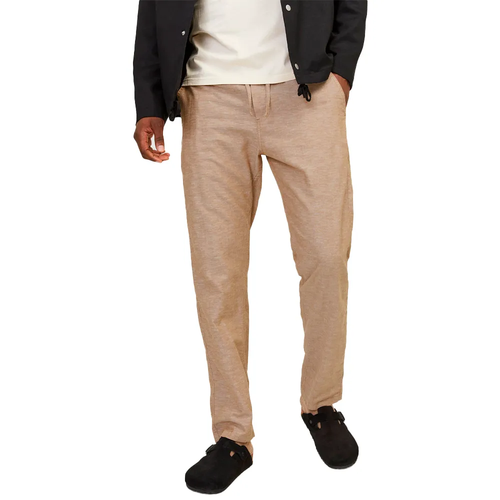 

Джоггеры Jack & Jones Kane Summer Linen Blend, бежевый