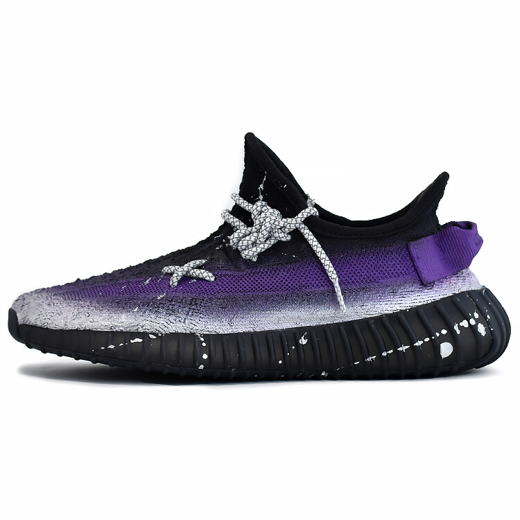 

Кроссовки adidas originals Yeezy Boost 350 V2 Lifestyle Shoes Unisex Low-top Black/purple, фиолетовый
