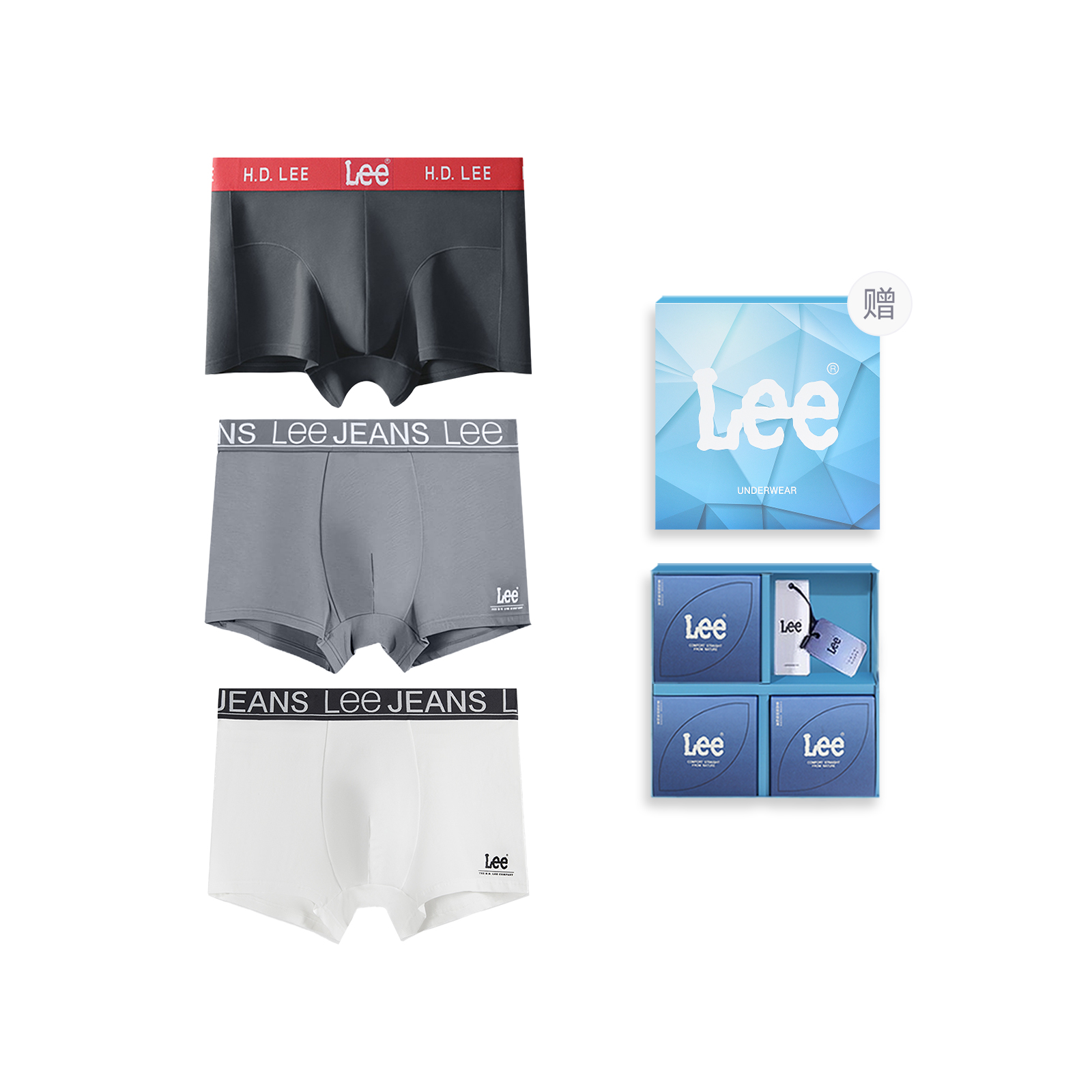 

Lee Sunset 5.0 подарочный набор мужского белья 3 шт