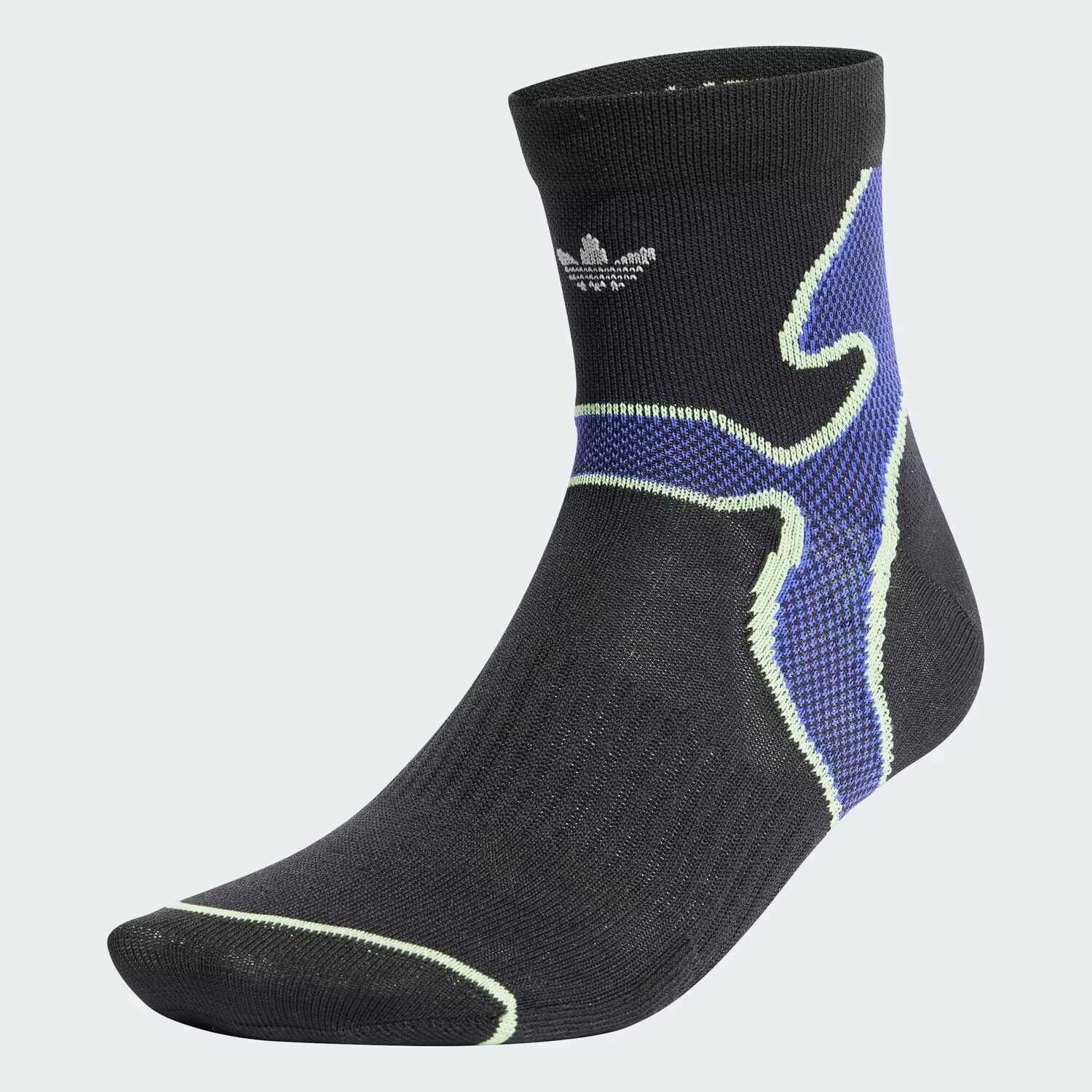 

Носки до щиколотки Adidas, цвет Black/Green Spark