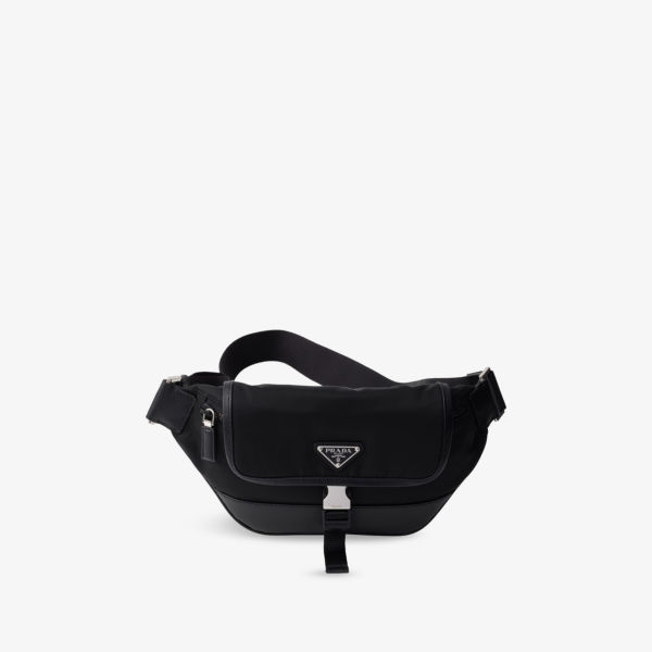 

Сумка Prada с логотипом, черный
