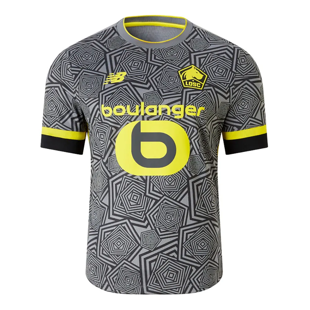 

Футболка с коротким рукавом New Balance LOSC Lille 24/25 Third junior, серый