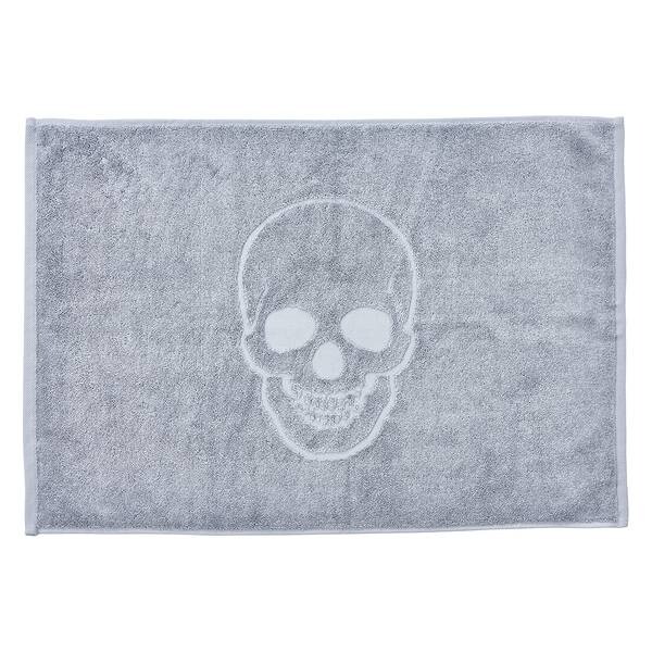 

Коврик для ванной twentyfour Skull Style, 70 см, светло-серый