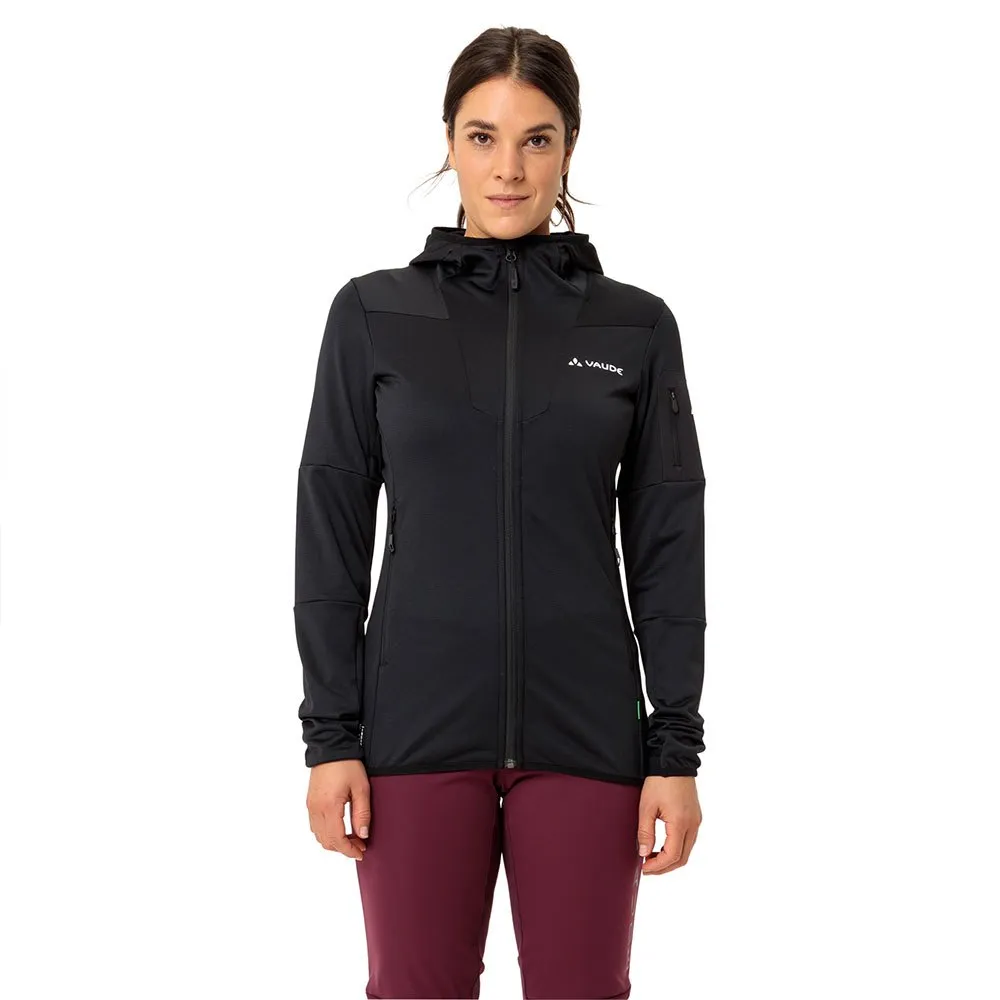 

Флис VAUDE Monviso II hoodie, черный
