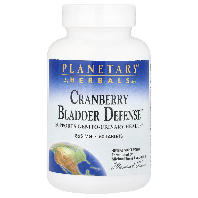 

Planetary Herbals, Cranberry Bladder Defense , 60 таблеток