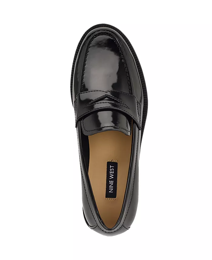Женские пенни-лоферы Berg Slip-On Nine West, черный — фото 4