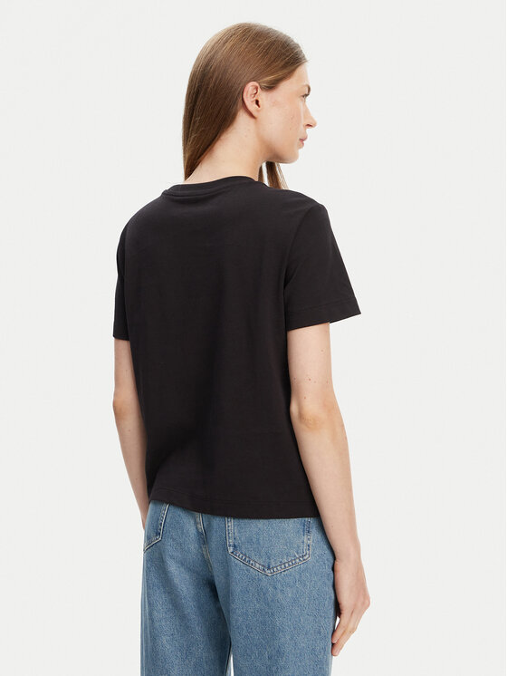 Футболка обычного кроя LV044C905G Calvin Klein, черный — фото 3