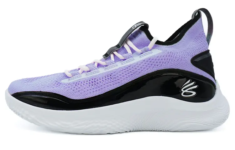 

Баскетбольные кроссовки Curry 8 унисекс среднего размера фиолетовые Under Armour