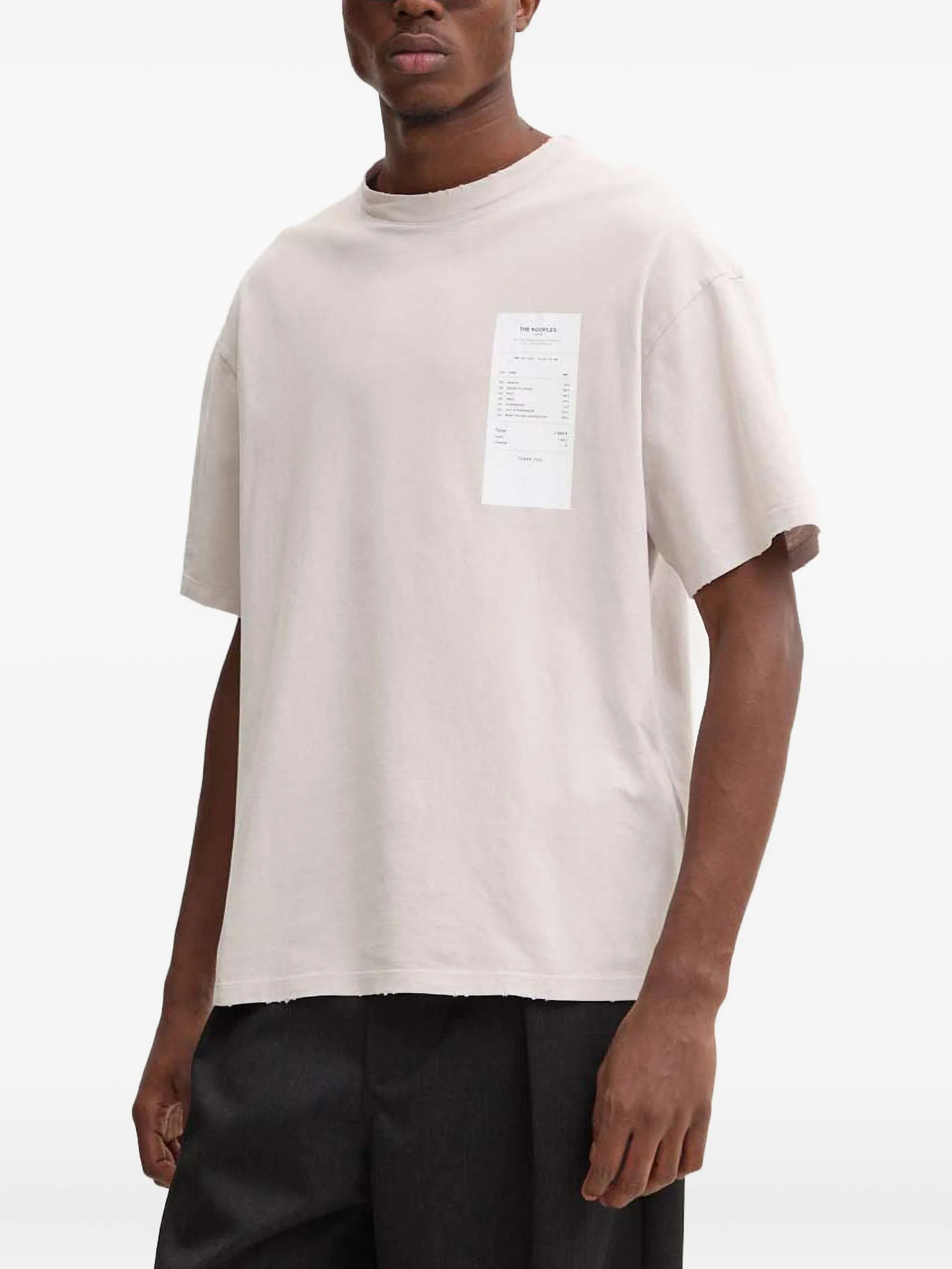 

Футболка с графичным принтом The Kooples, бежевый