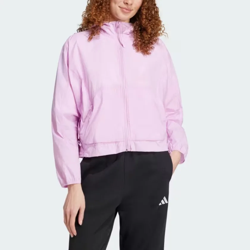 Free Shipping With AdiClub City Escape Легкая ветровка Adidas, happiness lilac — фото 3
