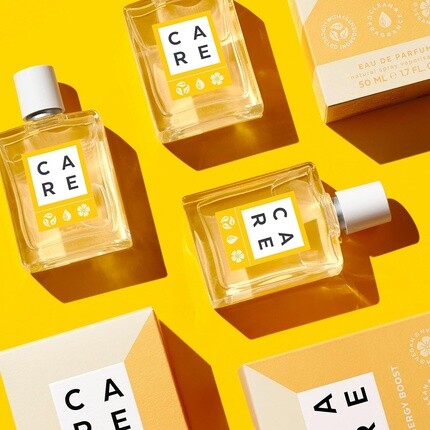 CARE Energy Boost Eau de Parfum Свежий фруктовый аромат с устойчивым ароматом и переработанной куркумой 50 мл — фото 3
