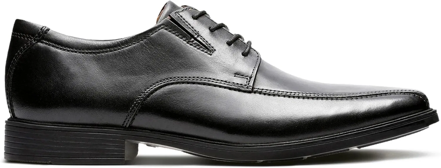 Мужские прогулочные туфли Clarks Tilden, Black (Black Leather) — фото 2